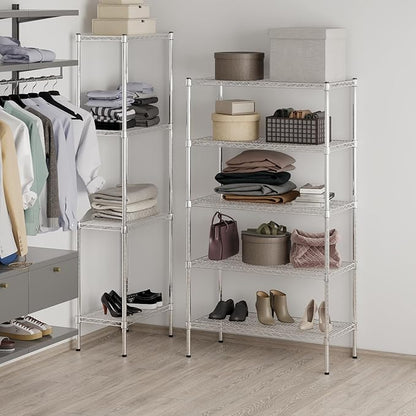 Regal Altair 18" Deep x 36" Wide x 64" Height Wire Shelving Kit | 5-Tier | NSF - Image 7