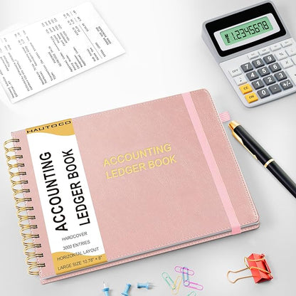 HAUTOCO Hardcover Accounting Ledger Book - Image 7