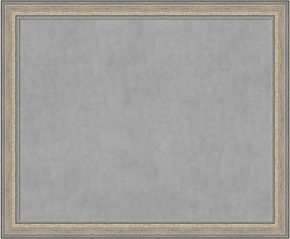 Amanti Art Silver Framed Magnetic Board 37x45 X-Large Vision Board by AmantiArt
