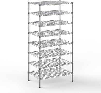 Regal Altair 24" Deep x 36" Wide x 74" Height Wire Shelving Kit | 8-Tier | NSF by Regal+Altair