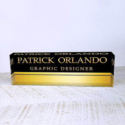 Artblox Personalized Office Desk Name Plate - Image 8