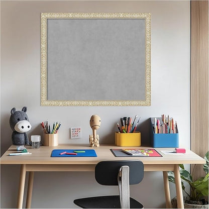 Amanti Art Silver Framed Magnetic Board 22x26 Medium Vision Board - Image 6