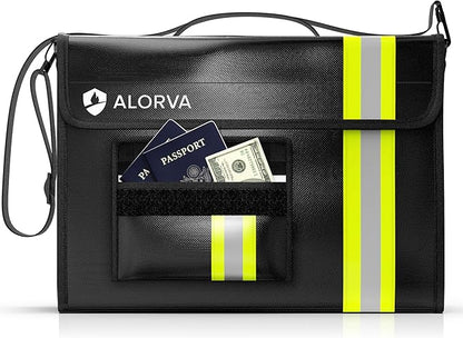 Upgraded Fireproof & Waterproof Document Bag – Lockable 17”x 12”x 5” - Image 7