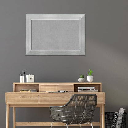 Amanti Art Silver Framed Magnetic Board 27x39 Large Vision Board - Image 5