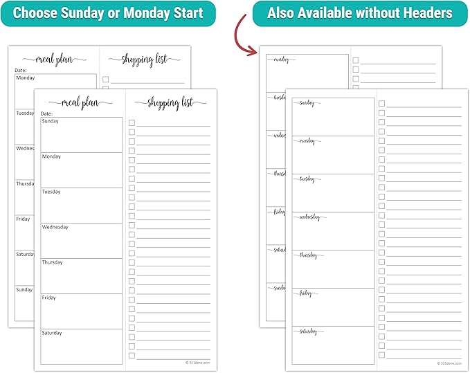 321Done Meal Planning Notepad - Image 4