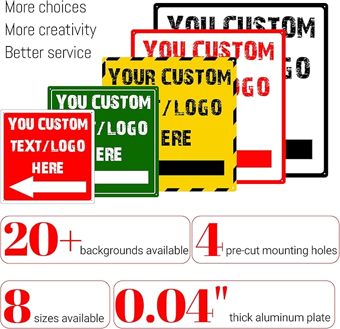 Custom Square Street Arrow Signs - Image 4