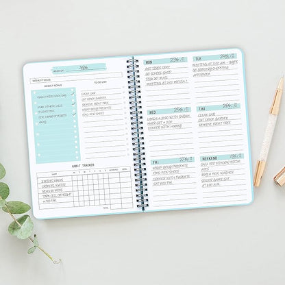 Undated Weekly Planner- Weekly Goals Notebook, A5 To Do List Planner, Habit - Image 5