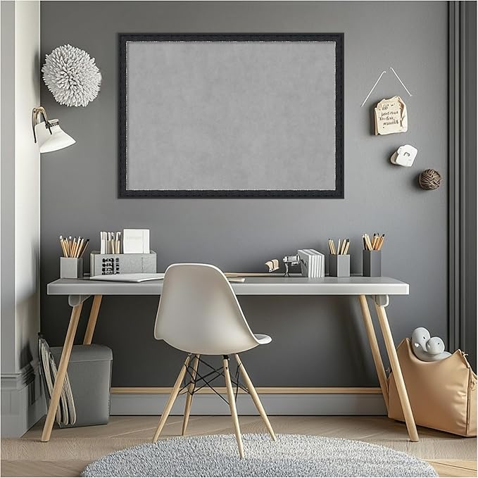 Amanti Art Black Framed Magnetic Board 22x30 Medium Vision Board - Image 7