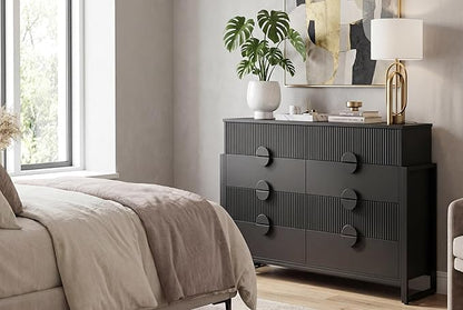 LGHM Fluted Dresser for Bedroom - Image 5