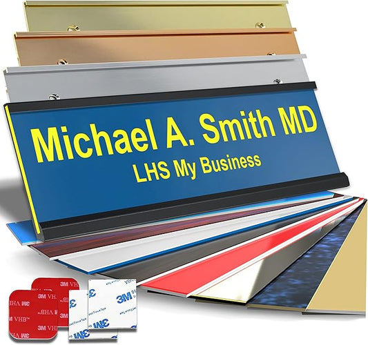 Custom Name Plate for Doors, by LHS+My+Business