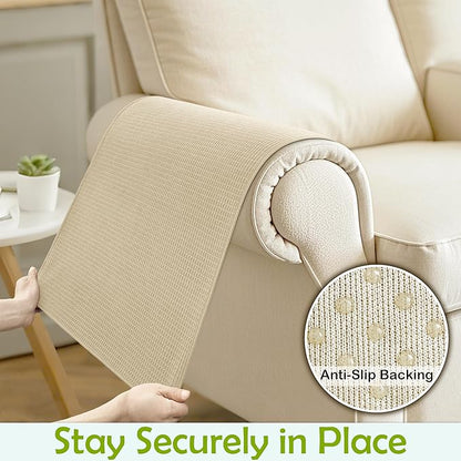 Couch Arm Covers, Waterproof Armrest Cover - Image 5