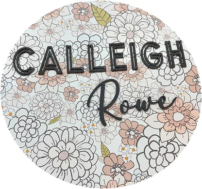 Baby Shower Sign, Newborn Girl Nursery Decor, Infant Room Sign, Girls Room Sign by Unknown