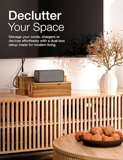 TIDITA Acacia Large Cable Management Box - Image 7