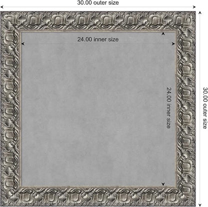 Amanti Art Silver Framed Magnetic Board 30x30 Medium Vision Board - Image 4