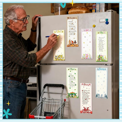 Eaasty 12 Pcs Seasonal Holiday Magnetic Notepads - Image 4
