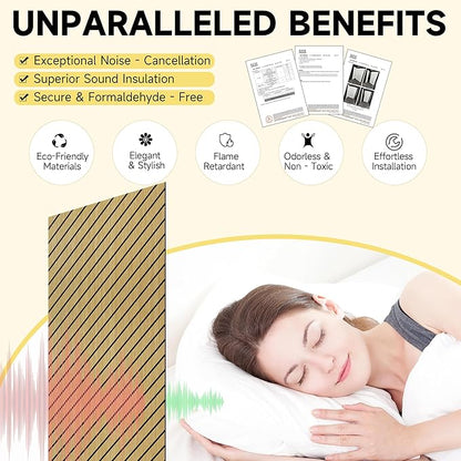 Art Acoustic Panels for Wall, 5 Pack Sound Absorbing Panels, 47.2” x 23.6” - Image 3