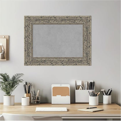 Amanti Art Silver Framed Magnetic Board 17x23 Small Vision Board - Image 5