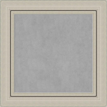 Amanti Art Silver Framed Magnetic Board 16x16 X-Small Vision Board by AmantiArt