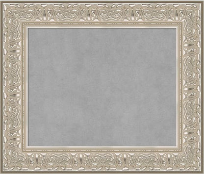 Amanti Art Silver Framed Magnetic Board 23x27 Small Vision Board by AmantiArt
