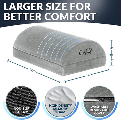 ComfiLife Foot Rest for Under Desk at Work – Adjustable Height Memory Foam Foot - Image 4