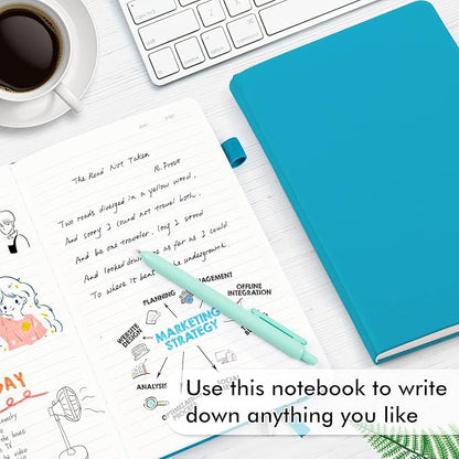 feela 12 Pack Notebooks Journals Bulk, Hardcover Notebook Classic Ruled Journal - Image 4