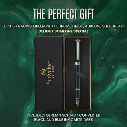 Scriveiner British Racing Green Fountain Pen - Image 8