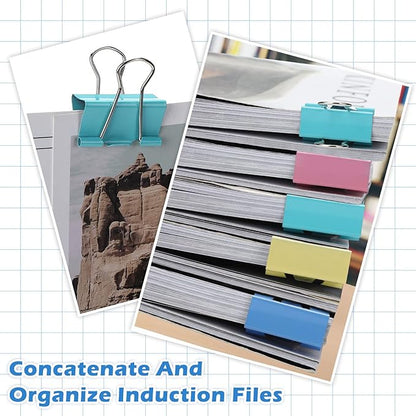 300 Pcs Medium Binder Clips Paper Clips Office Supplies Paper Clamps - Image 5