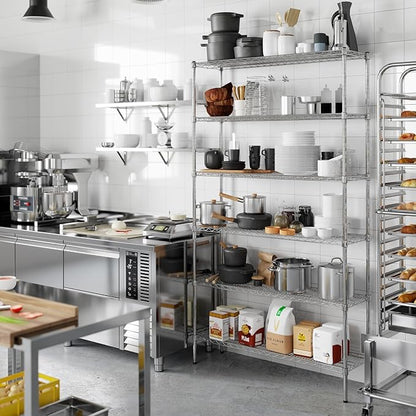 Regal Altair 14" Deep x 48" Wide x 86" Height Wire Shelving Kit | 6-Tier | NSF - Image 2