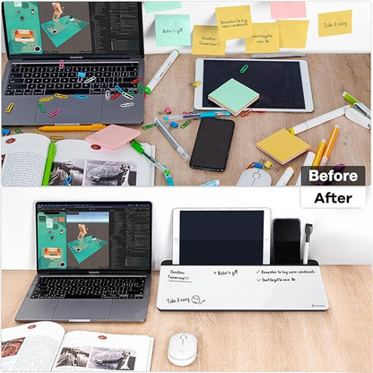 Varhomax Glass Desk Whiteboard - Image 4