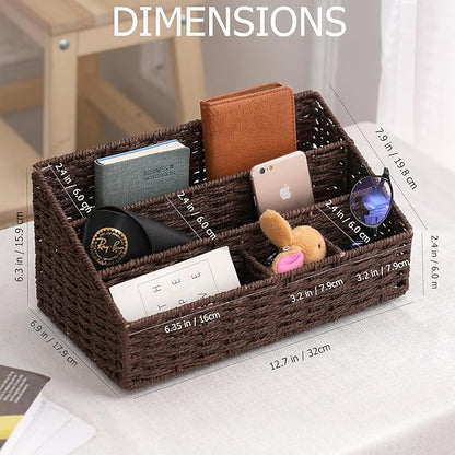 Boershun Mail Organizer Countertop, Mail Organizer, Mail Sorters, Magazine File - Image 4