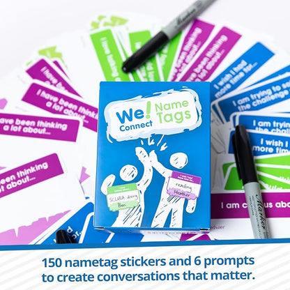 We! Connect Name Tag Stickers - Image 4