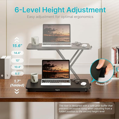 PEGZONE Keyboard and Mouse Riser, Height Adjustable keyboard stand - Image 2
