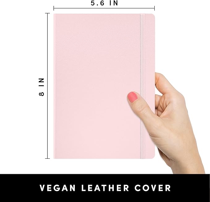 PAPERAGE Lined Journal Notebook, 10 Pack, 160 Pages, Medium 5.6 in x 8 in - Image 2
