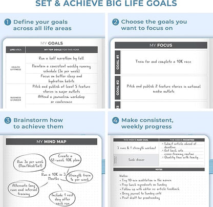 Clever Fox Planner Large – Undated Weekly & Monthly Planner - Image 8