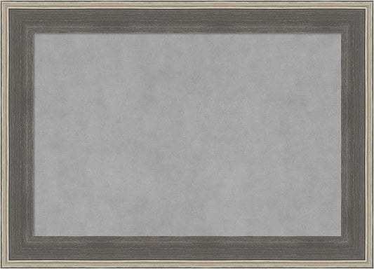 Amanti Art Grey Framed Magnetic Board 21x29 Medium Vision Board by AmantiArt