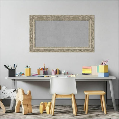 Amanti Art Silver Framed Magnetic Board 16x28 Small Vision Board - Image 5