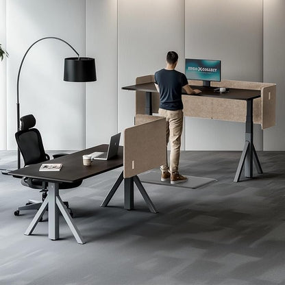 ERGO COLLECT Desk Privacy Panel, 2-in-1 Adjustable Acoustic Desktop Partition - Image 9
