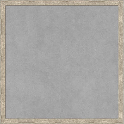 Amanti Art Silver Framed Magnetic Board 17x17 Small Vision Board by AmantiArt