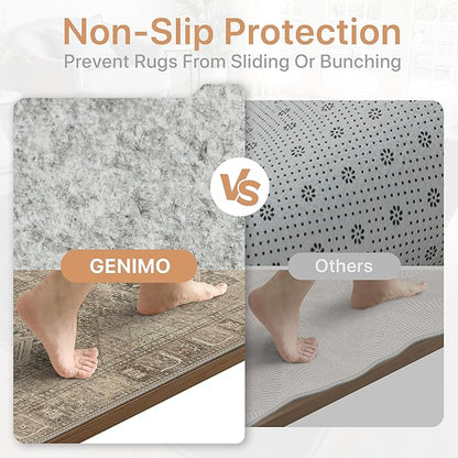 GENIMO Runner Rug 2x5 Non Slip Machine Washable Hallway Runner Vintage Rug - Image 5