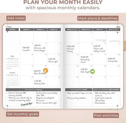 Clever Fox Dated Planner 2026-2027 – Weekly Life Planner Notebook - Image 7