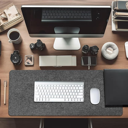 Large Felt Desk mat, Office Computer Desk - Image 5