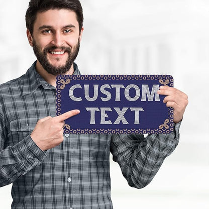 Custom Sign, Custom Street Sign, 11 Font Colors, 13 Font Styles, 4 Hole Options - Image 2