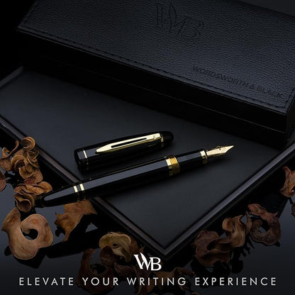 Wordsworth & Black Majesti Fountain Pen-, Luxury Case, Refillable Ink - Image 2