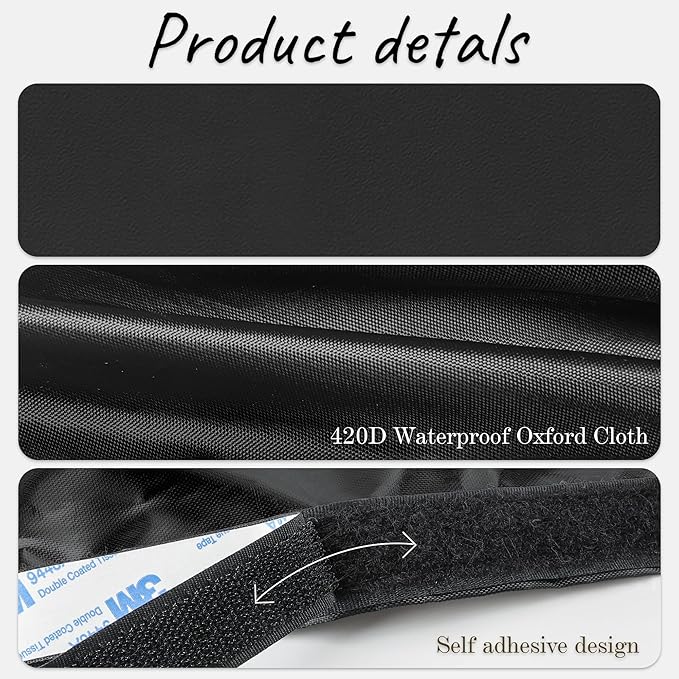 EcoBrisa 48" Under Desk Privacy Panel Self-Adhesive Modesty Panel Stand Up Desk - Image 4