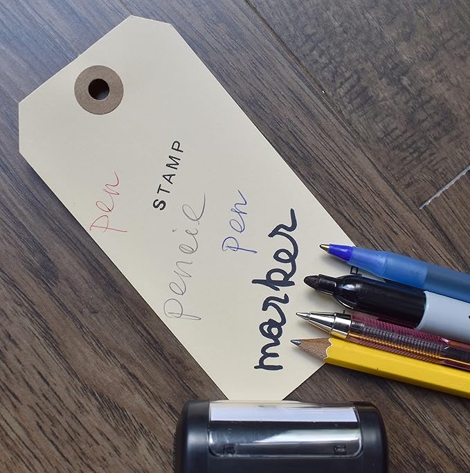 Durable Shipping Tags with Wire Ties – 200 Tags # 5, 4 3/4" x 2 3/8" – Manila - Image 5