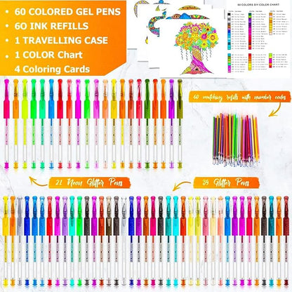 Soucolor Teen Girl Gifts Trendy Stuff, Glitter Gel Pens - Image 2