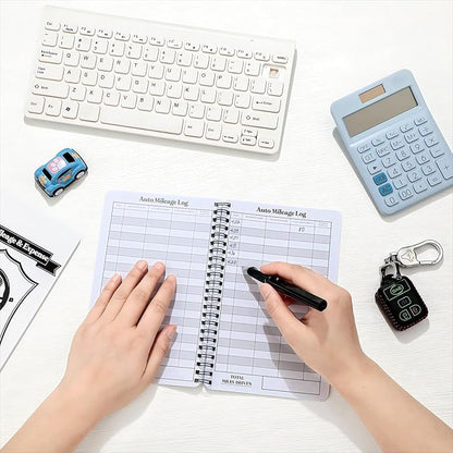 Spakon 2 Pcs Auto Mileage & Expense Log Book - Image 4