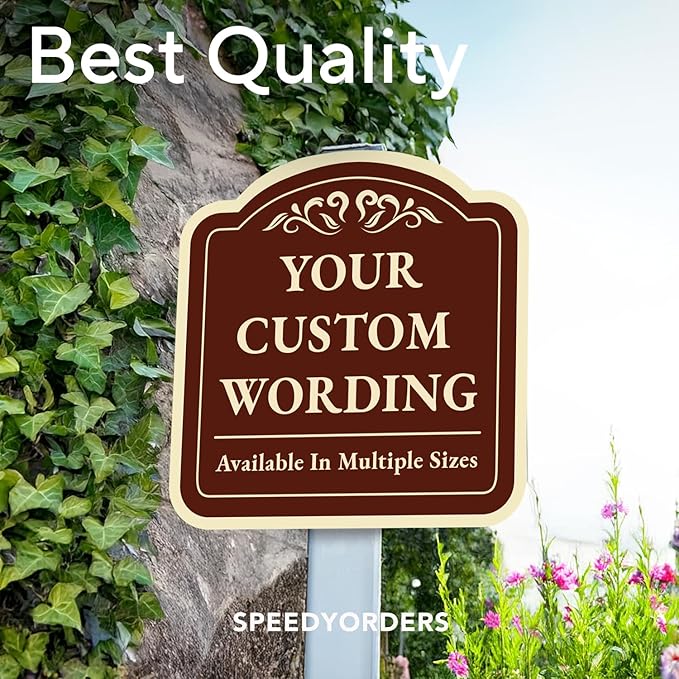 Custom Decorative Metal Outdoor Sign - Image 8