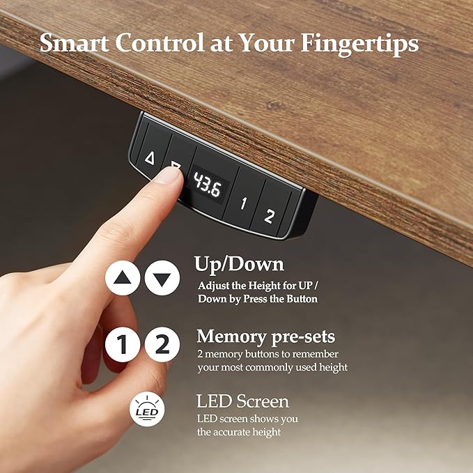 Klicelor 55 Inch Electric Standing Desk - Image 8