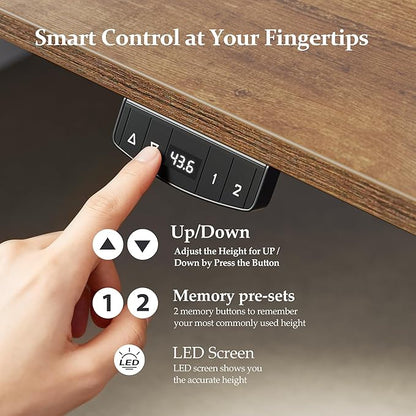 Klicelor 63 Inch Electric Standing Desk - Image 8